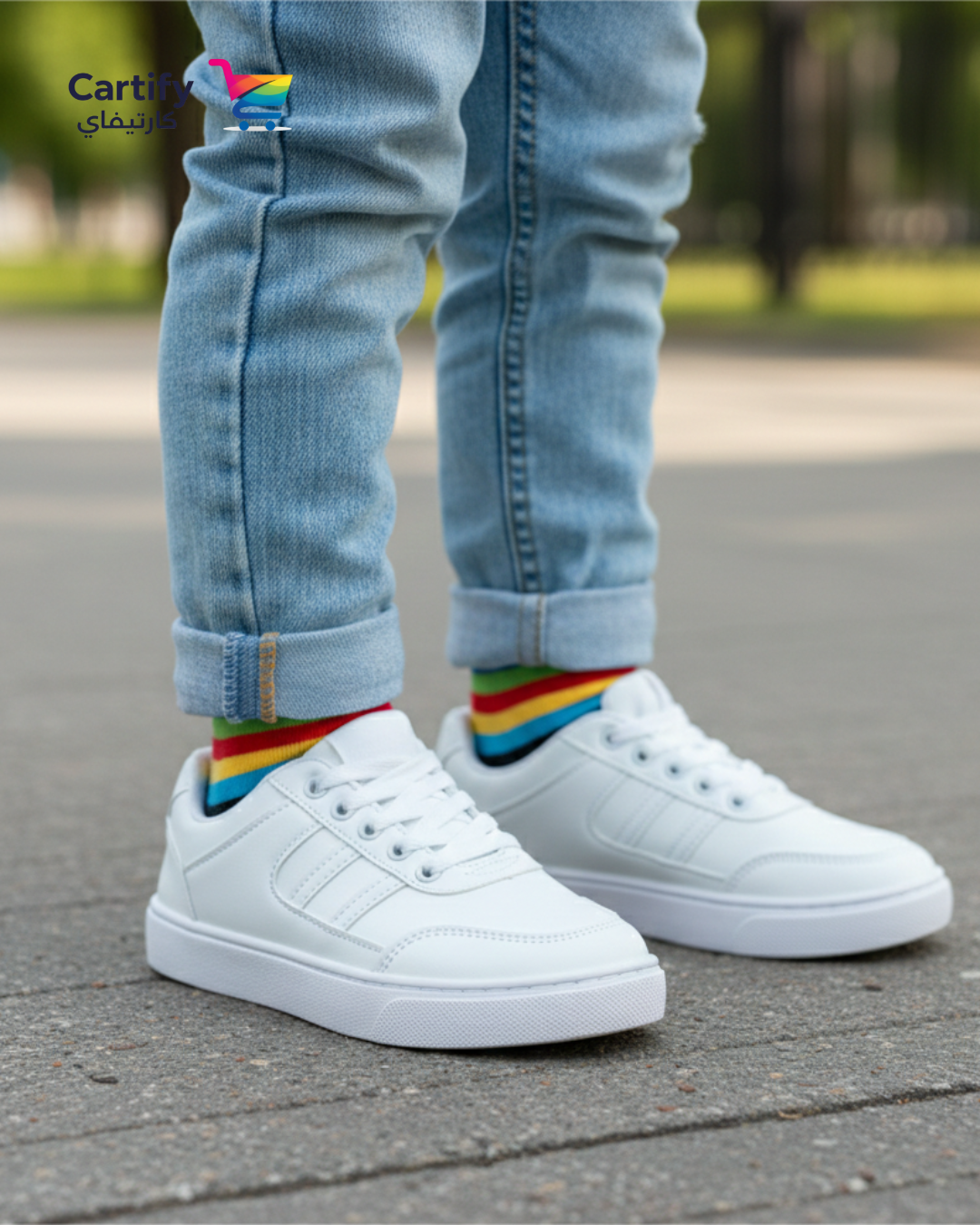 Shoezex Uniform Lace Shoes - All-White Edition