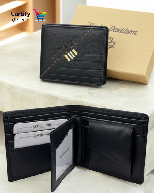 HD- PU Leather Bifold Wallet
