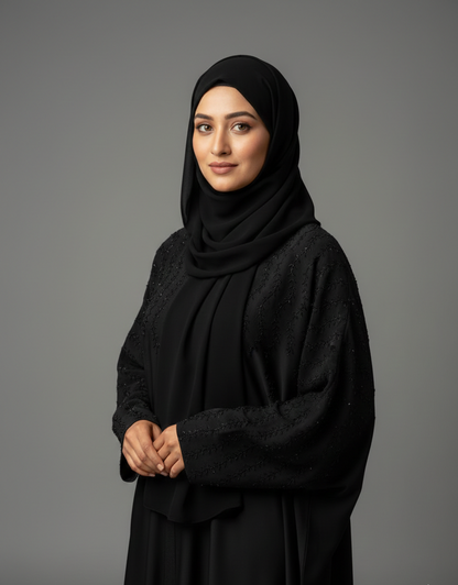 Noor Al Layl Abaya - Black