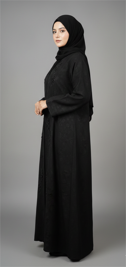Midnight Grace Abaya- Black