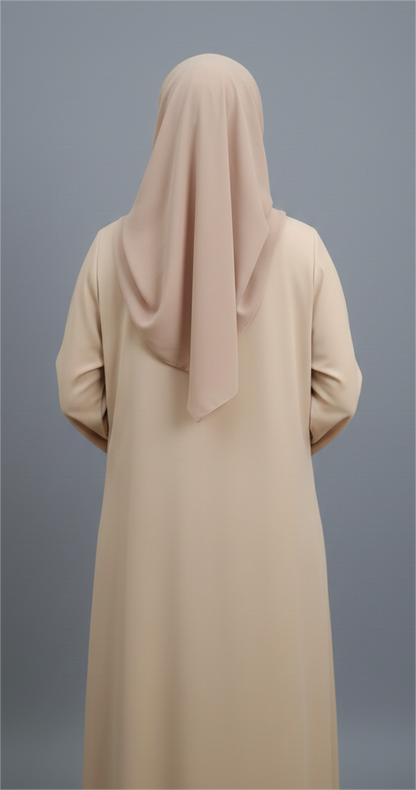 Aria Heart-Embroidered Abaya