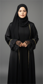 The Midnight Noor Pleated Abaya