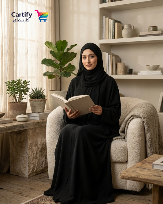 Noor Al Layl Abaya - Black
