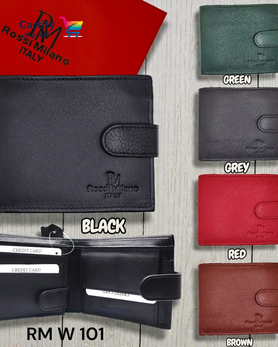 RM - Bifold Leather Wallet